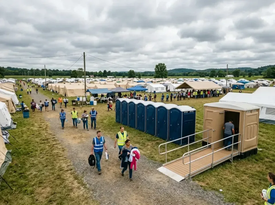 disaster-relief-camp-restrooms-010 — frequently asked questions, Dumpster & Portable Bathrooms Rental in Dalton Gardens, ID
